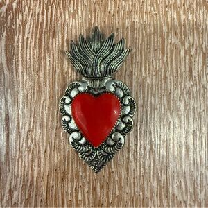 Sacred heart broach 
Great condition